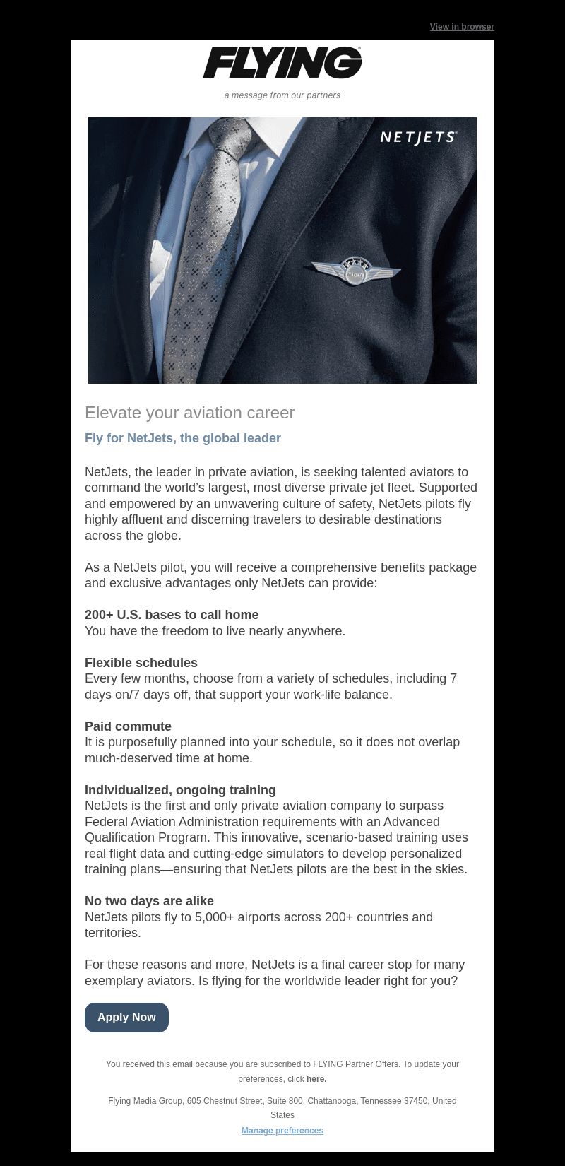 NetJets Is Now Hiring Pilots