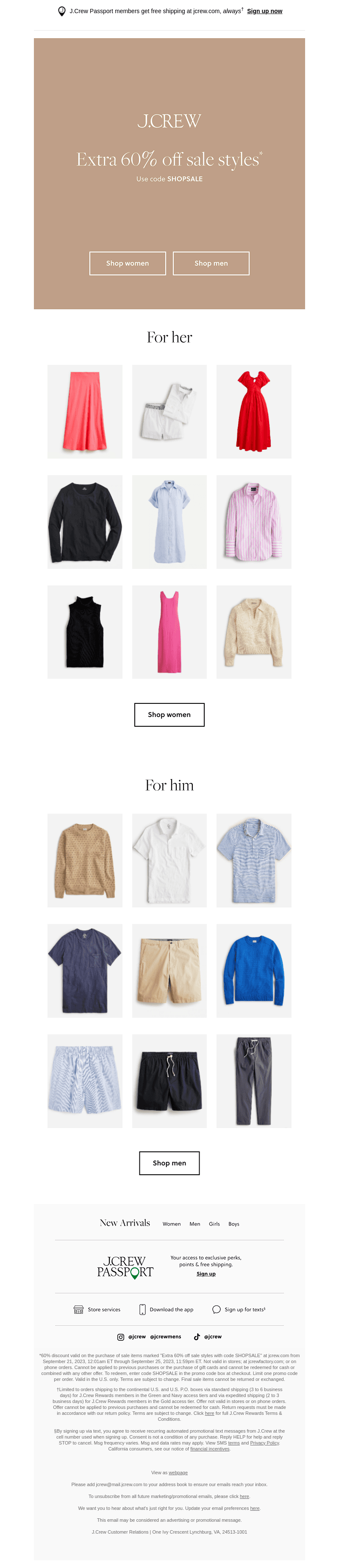 Sale’s on sale…extra 60% off