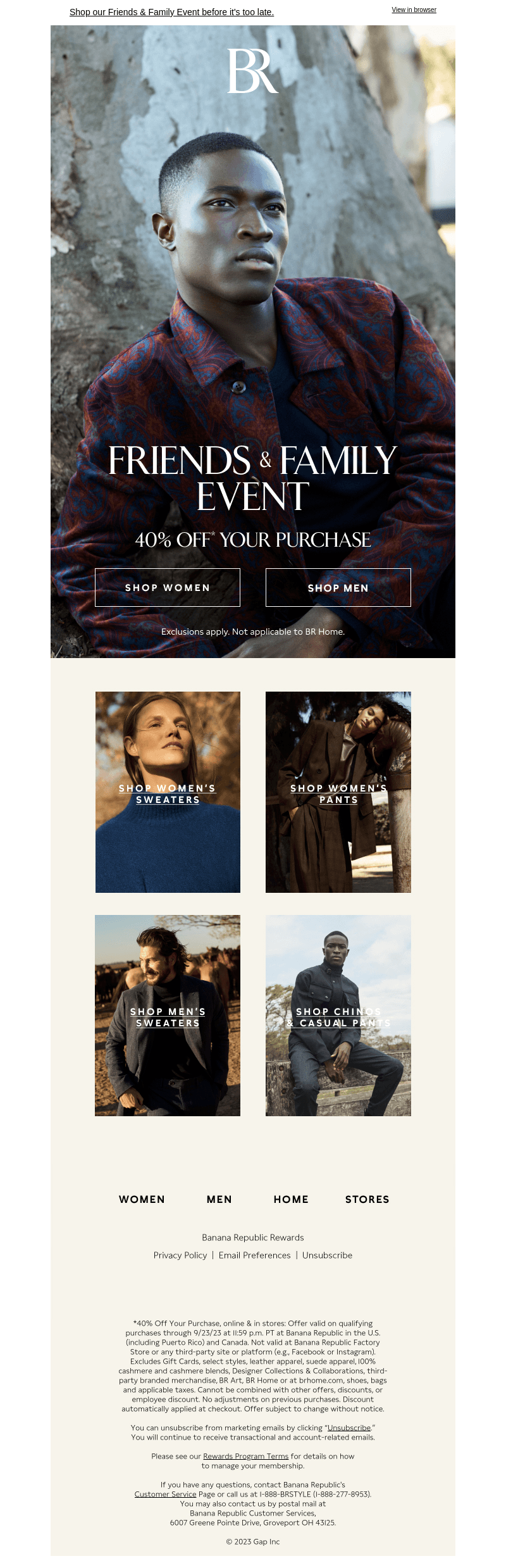 ENDS SOON: 40% off your purchase