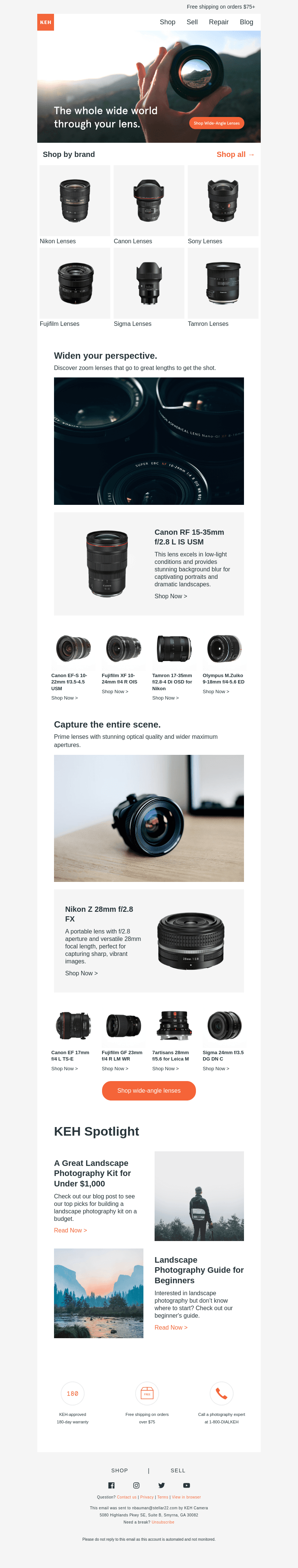 Shop wide-angle lenses 📸