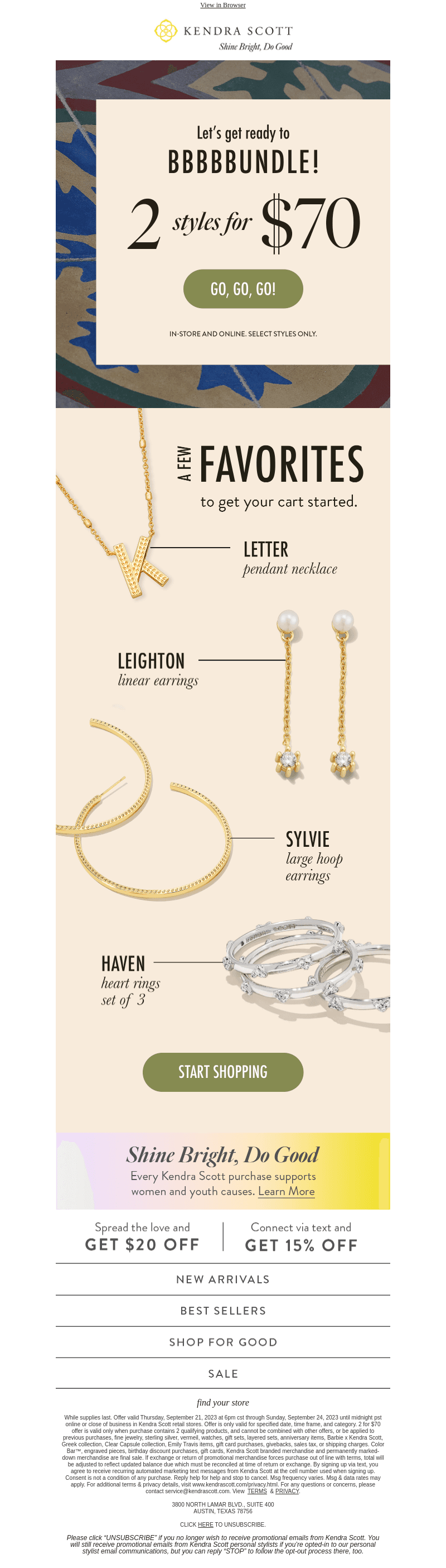 It’s Go Time: Two Styles for $70