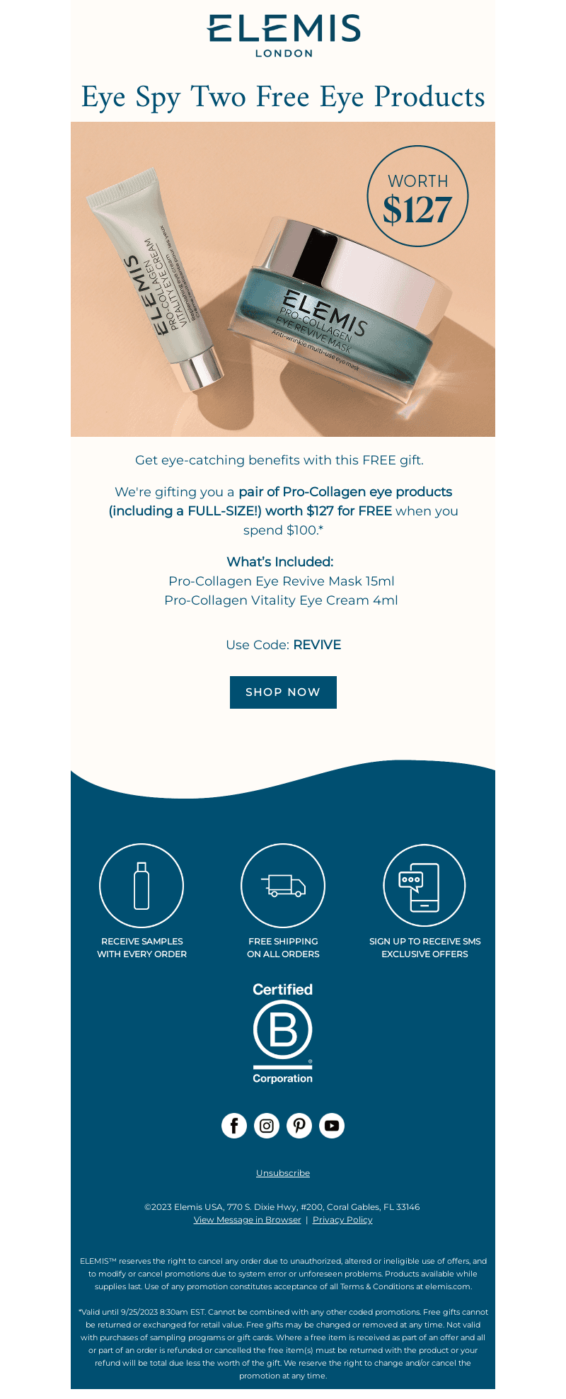 Eye Spy Two Free Eye Products