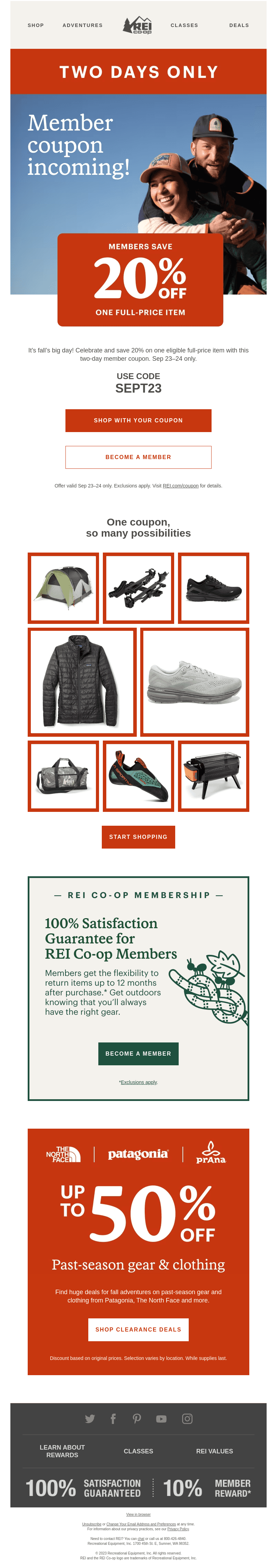 20% Off Coupon—Just for Members