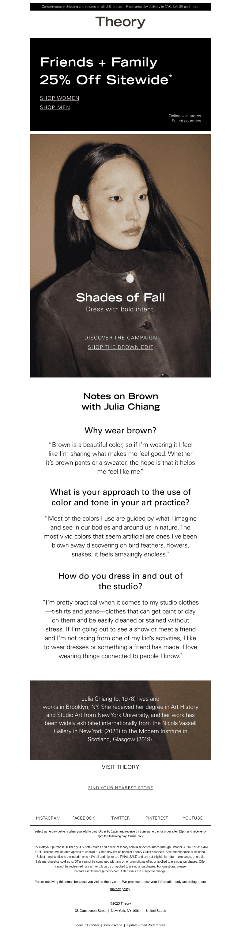 Julia Chiang on Wearing Brown