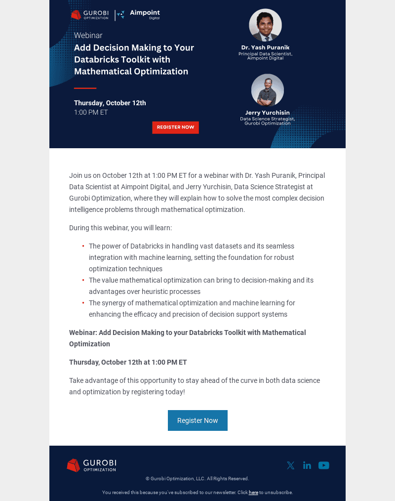 Oct 12 - Add Decision Making to Your Databricks Toolkit