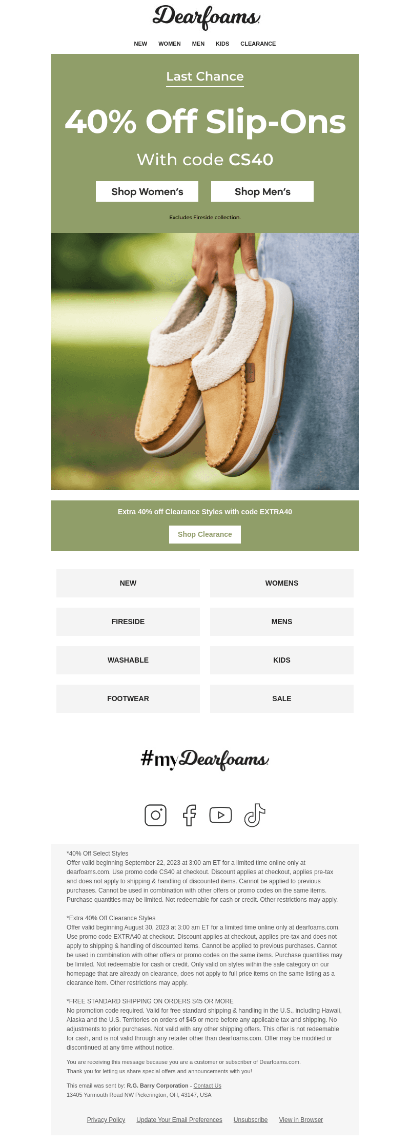 Last Chance—40% off Slip-Ons