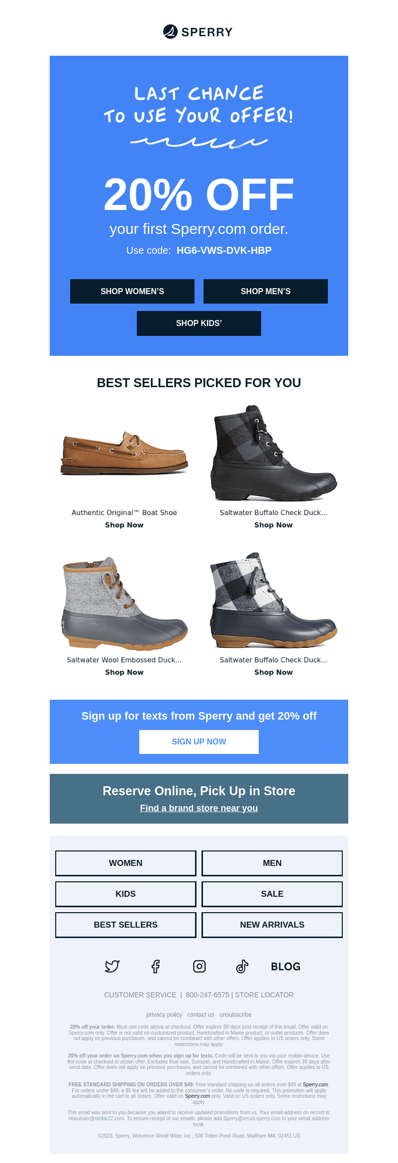 Hurry, 20% off expires soon.