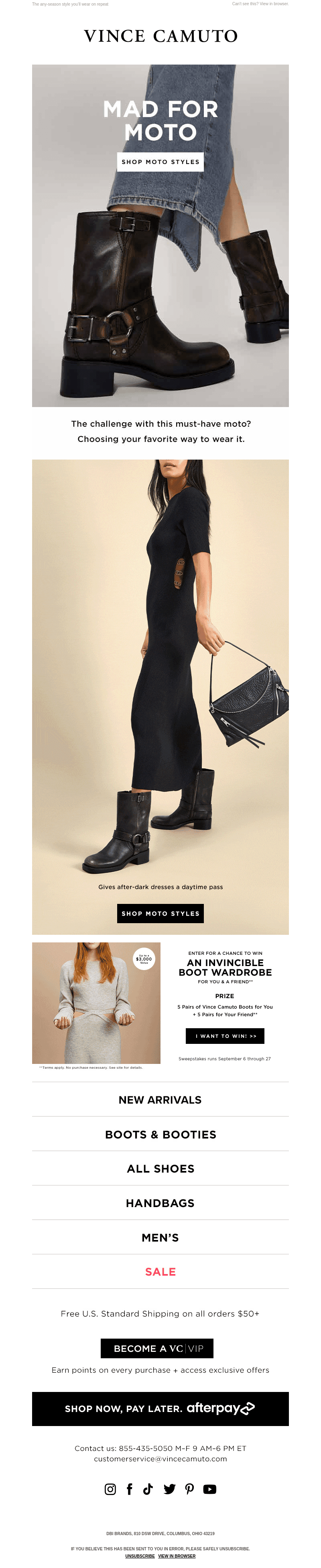 1 Moto Boot, Endless Looks