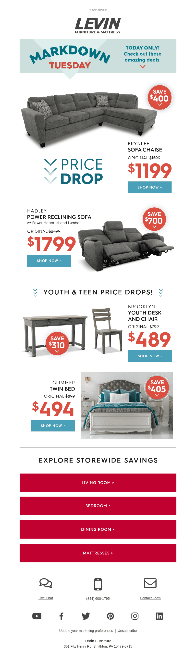 Don't Miss These Markdowns