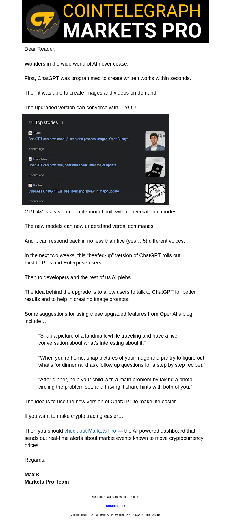 ChatGPT can see, hear and listen
