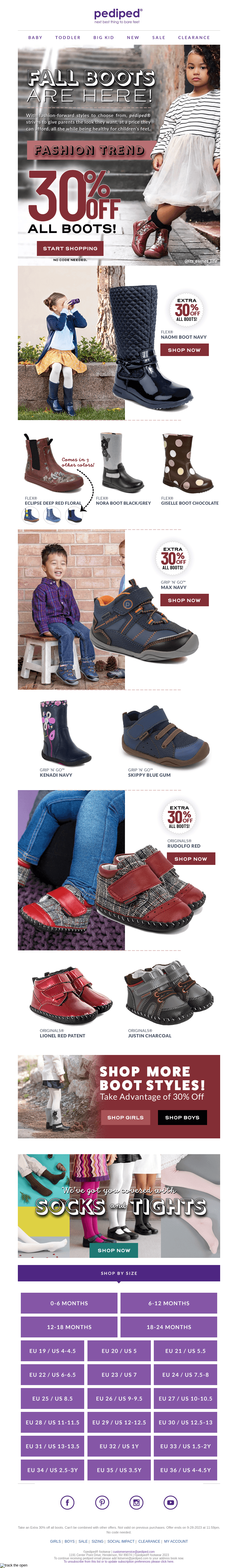 30% Off Stylish Fall Boots!