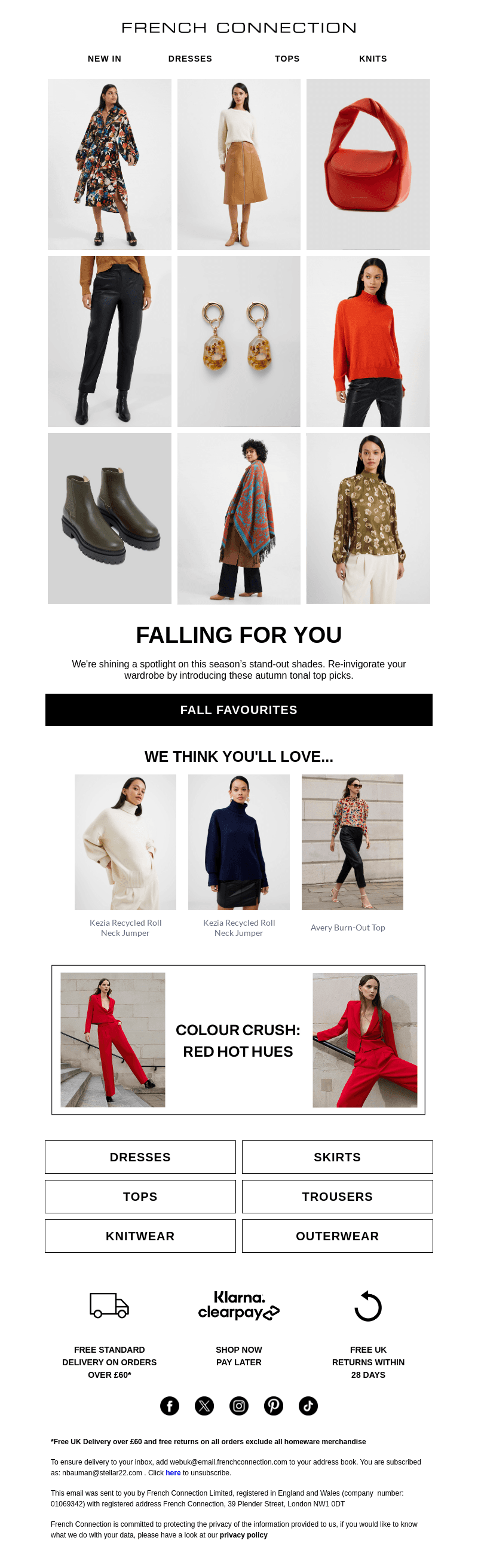 Fashion forecast: Fall colours 🍁