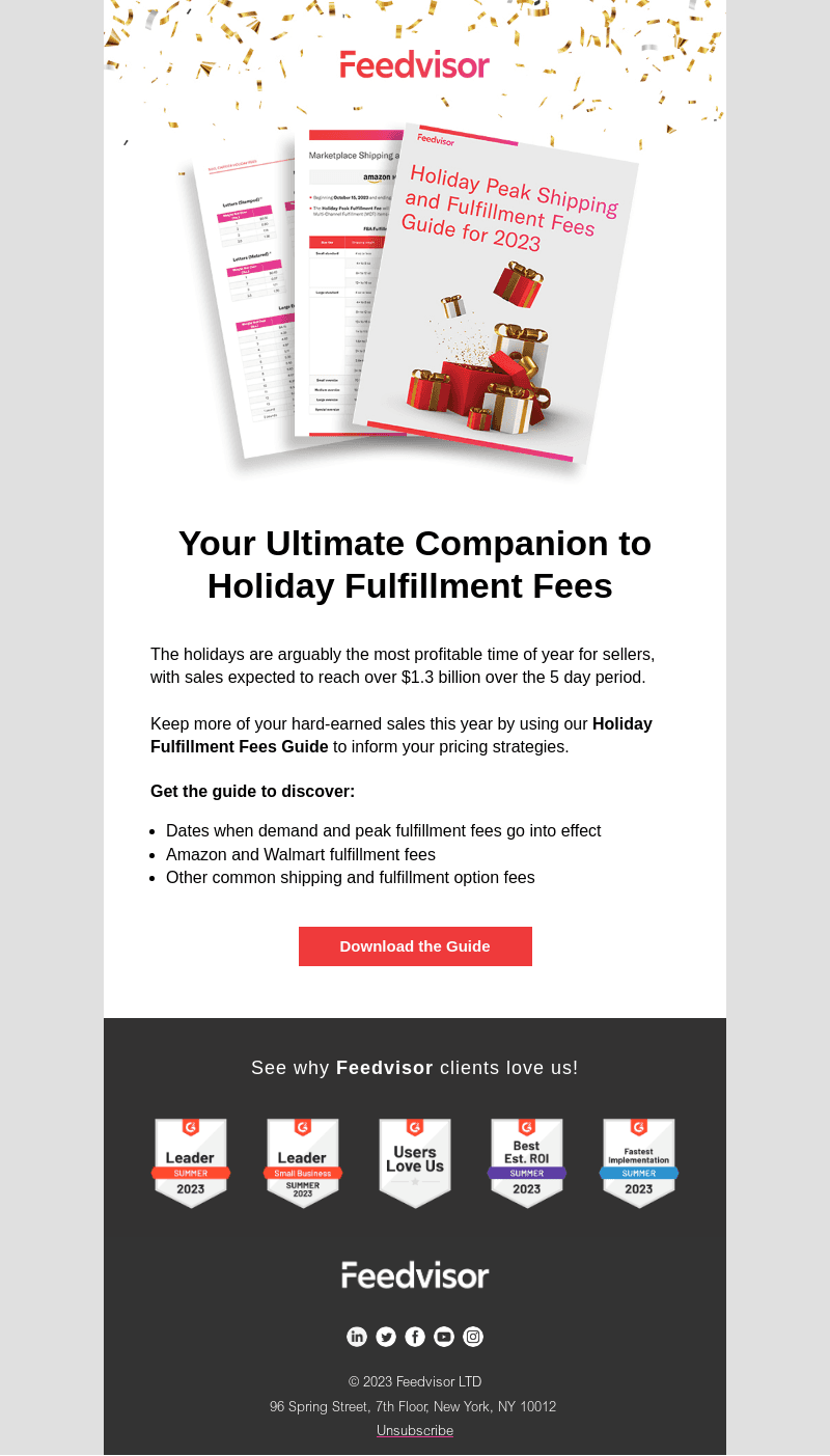 Simplify Holiday Fulfillment Fees with our Expert Guide