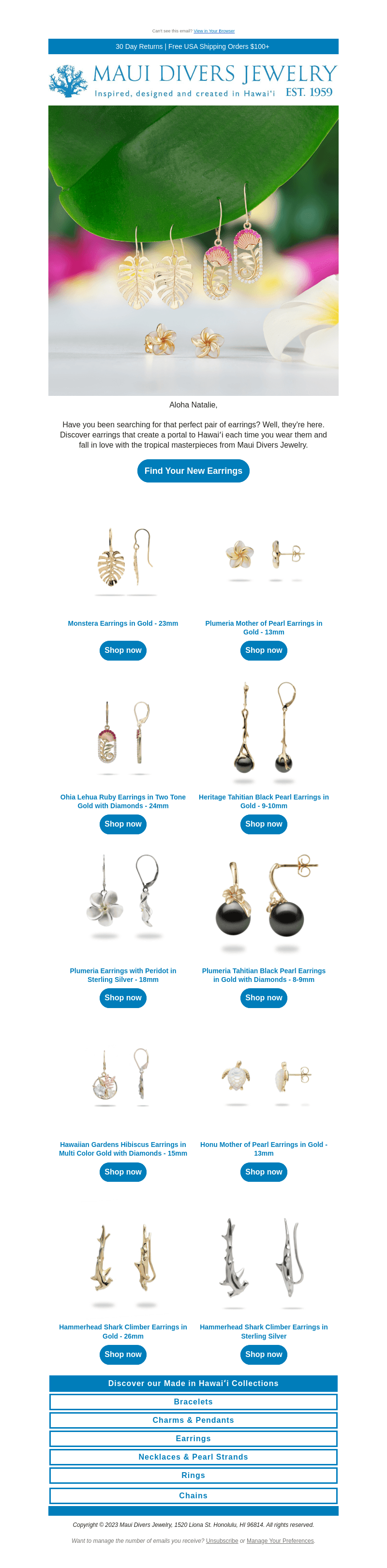 Your Earring Recommendations are here....