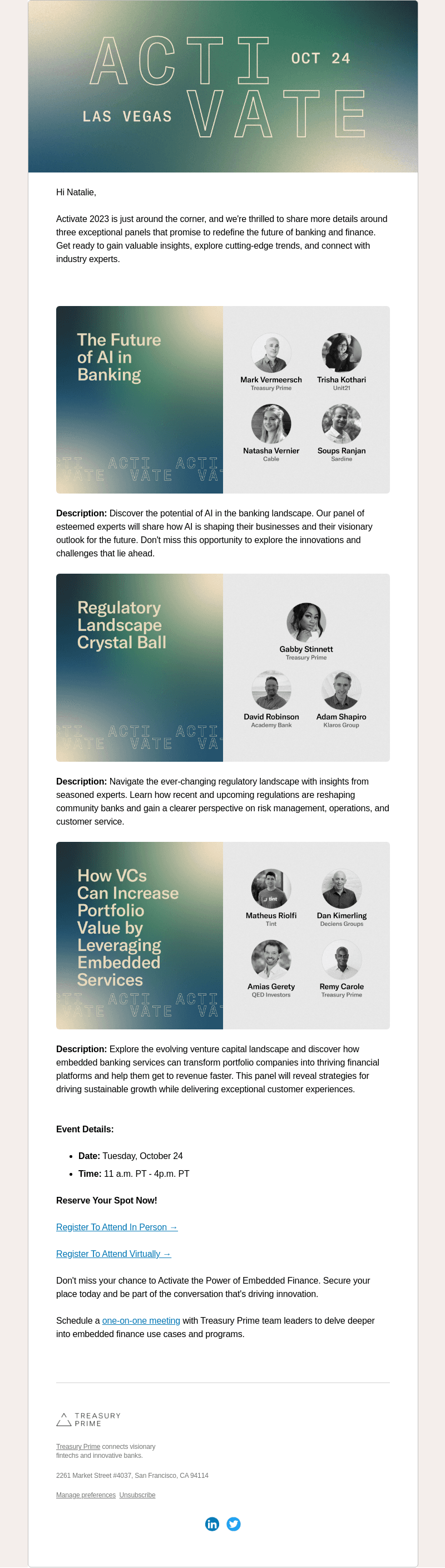 Activate Your Learning: Panels to Elevate Your Embedded Finance Vision