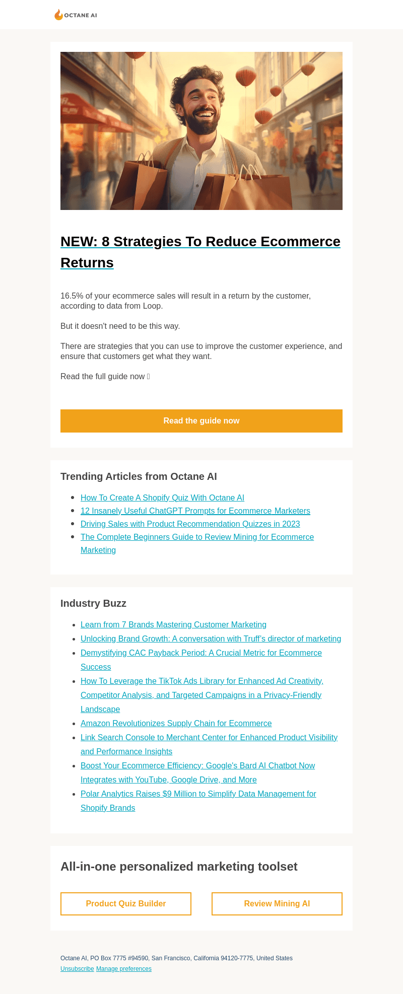 How to reduce returns + 12 trends & resources