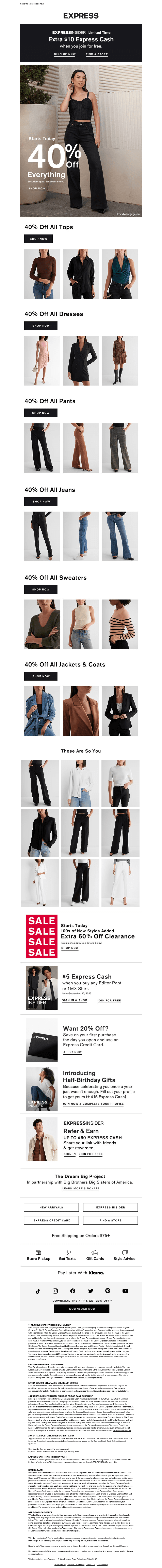 Oh hey, 40% off EVERYTHING starts today