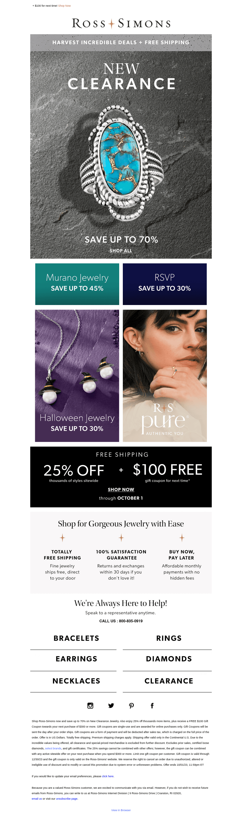Save up to 70% on new clearance? Yes, please!