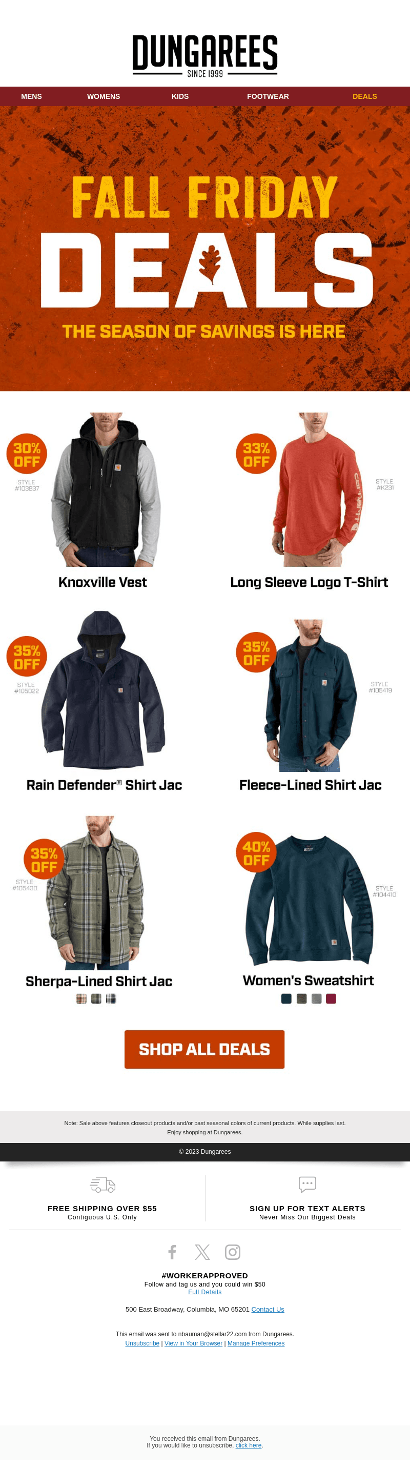 New Carhartt Markdowns Just Launched