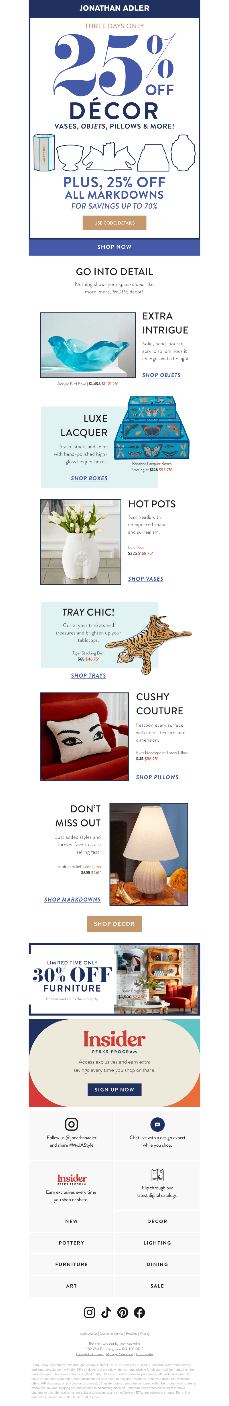 RIGHT NOW: 25% Off Vases, Objets, Pillows & More!