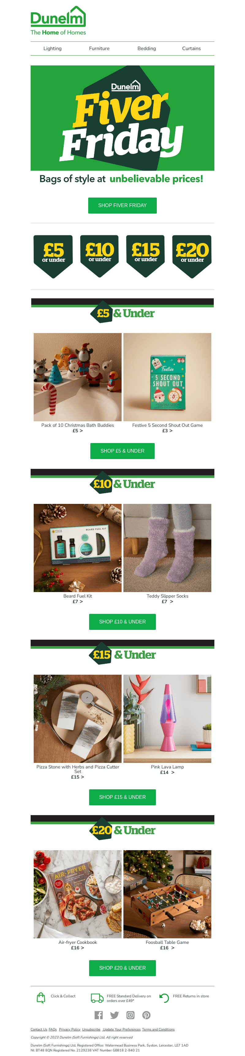 Fiver Friday: pocket-friendly pick-me-ups!