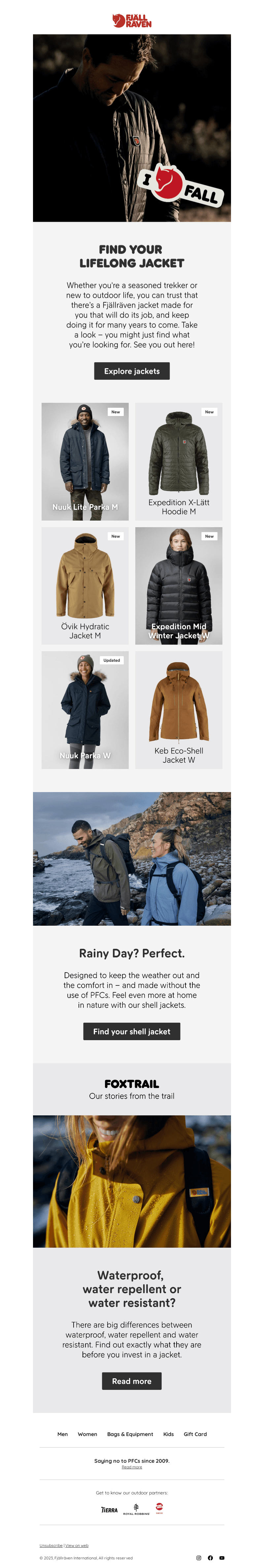 Find your lifelong jacket