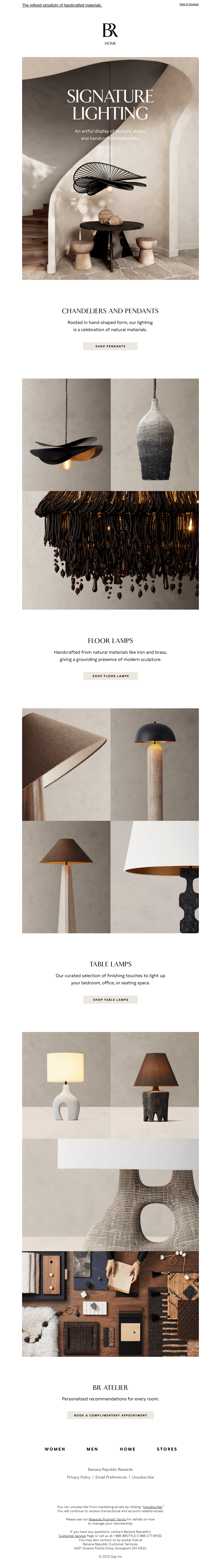 Introducing: Signature Lighting Collections