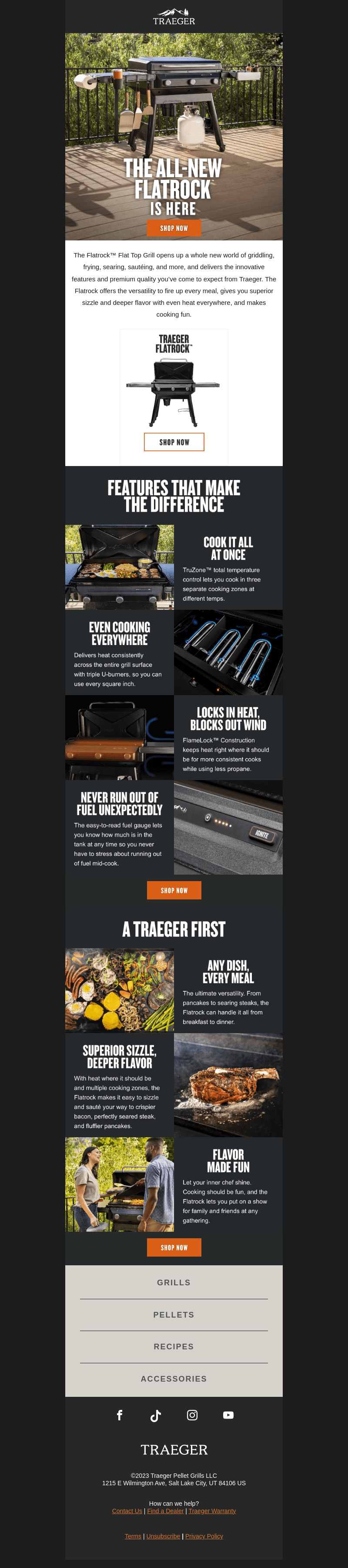 Meet our Flatrock Flat Top Grill