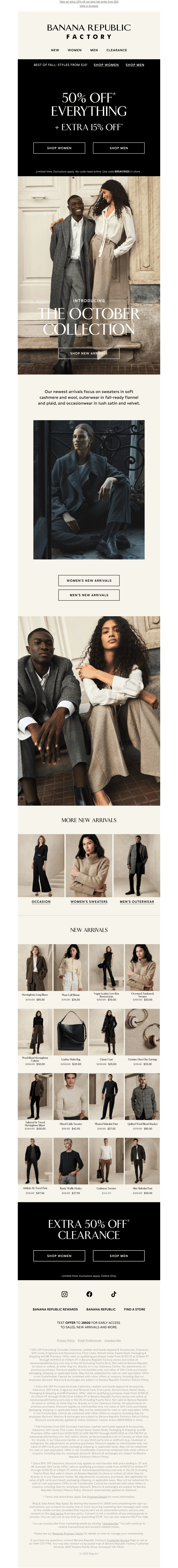 Get ready to fall for the October Collection