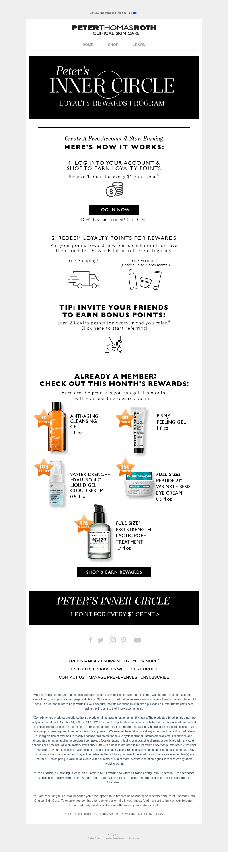 Check Out October Inner Circle Rewards!