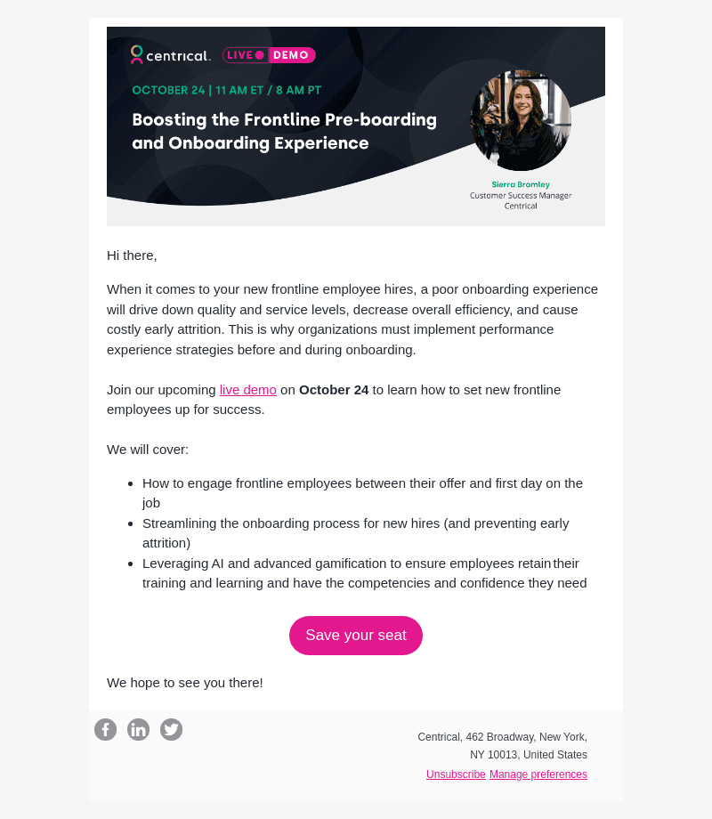 Boosting the Frontline Pre-boarding and Onboarding Experience