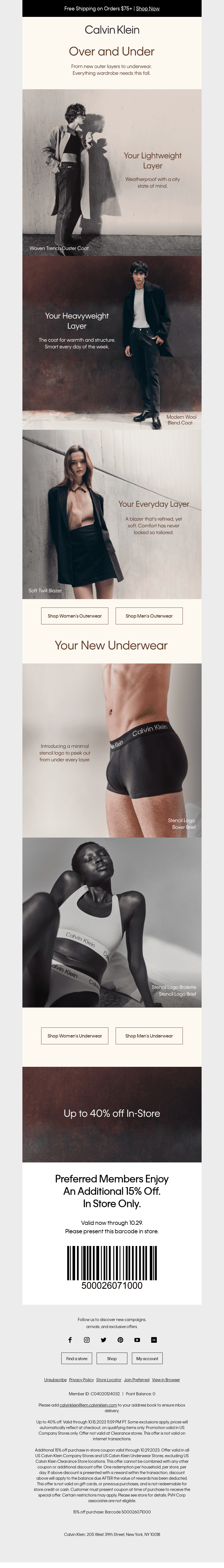 Fall Outerwear Meets Fall Underwear