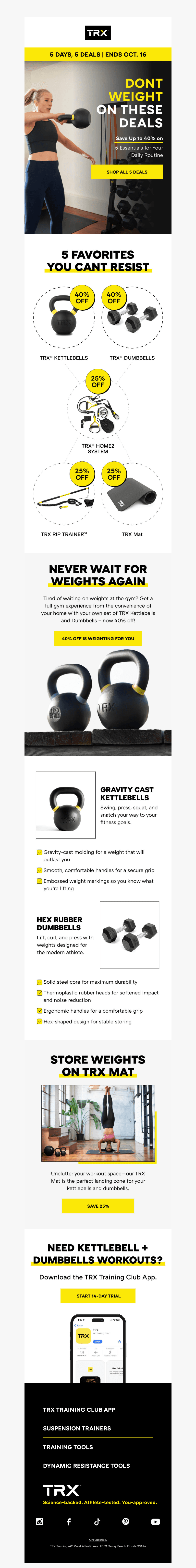 [40% OFF] Upgrade Your Home Gym