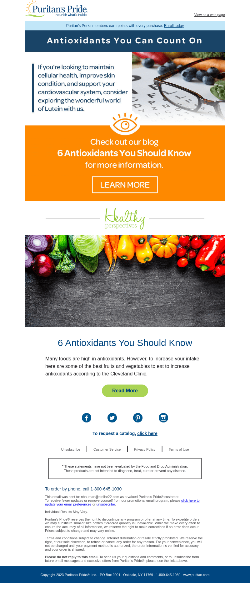 Antioxidants you can count on