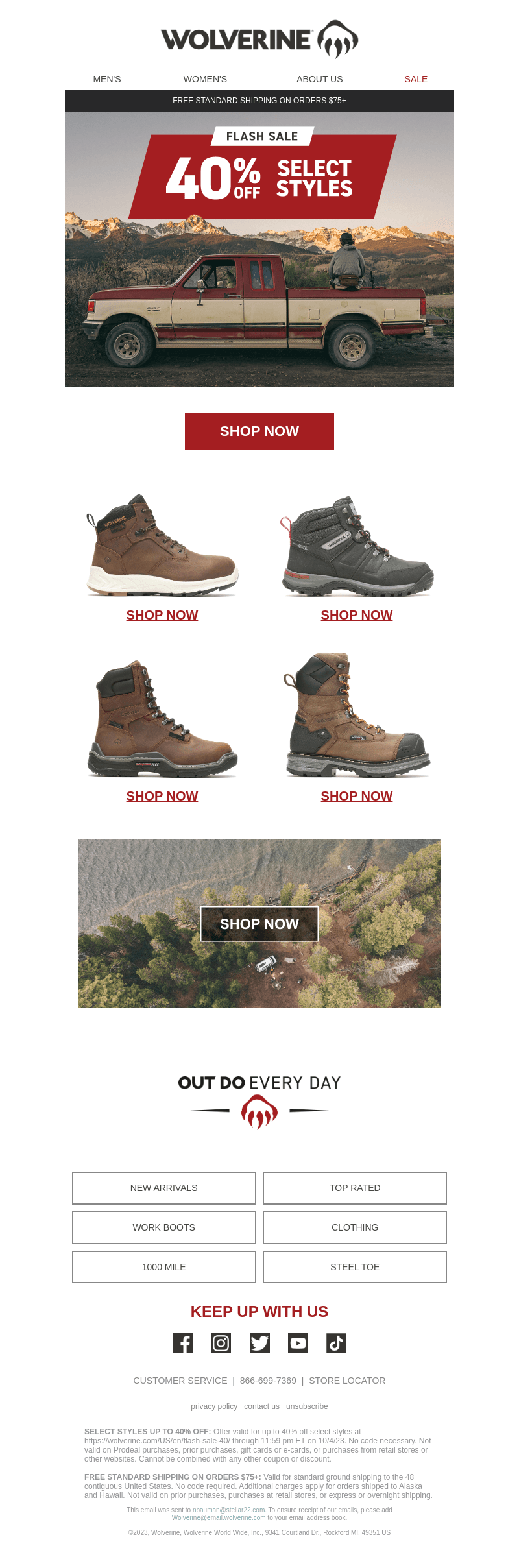 Hurry! Shop 40% Select Styles Before They're Gone!
