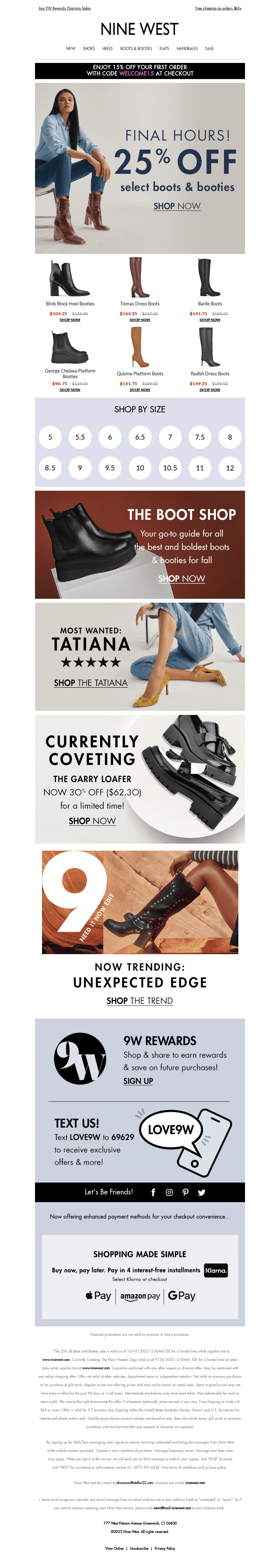 Final Hours: 25% OFF Boots & Booties ⏳