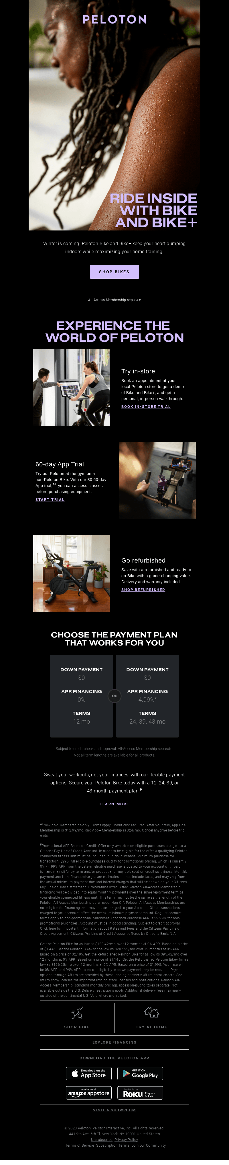 Weatherproof your workouts