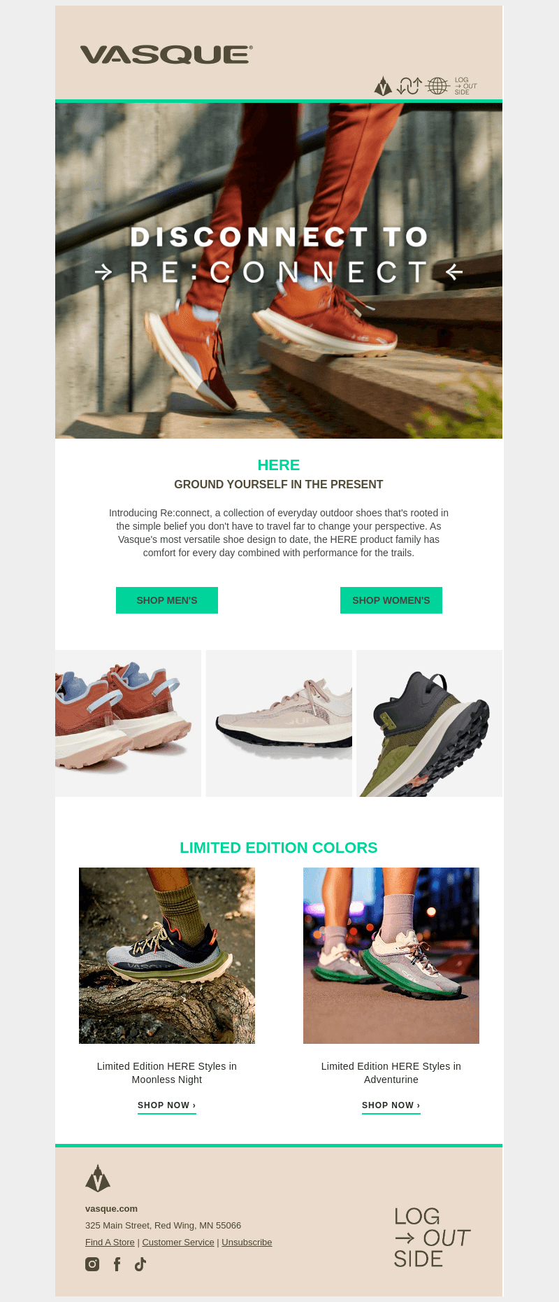 Re:connect to the present ---> HERE + Limited Editions