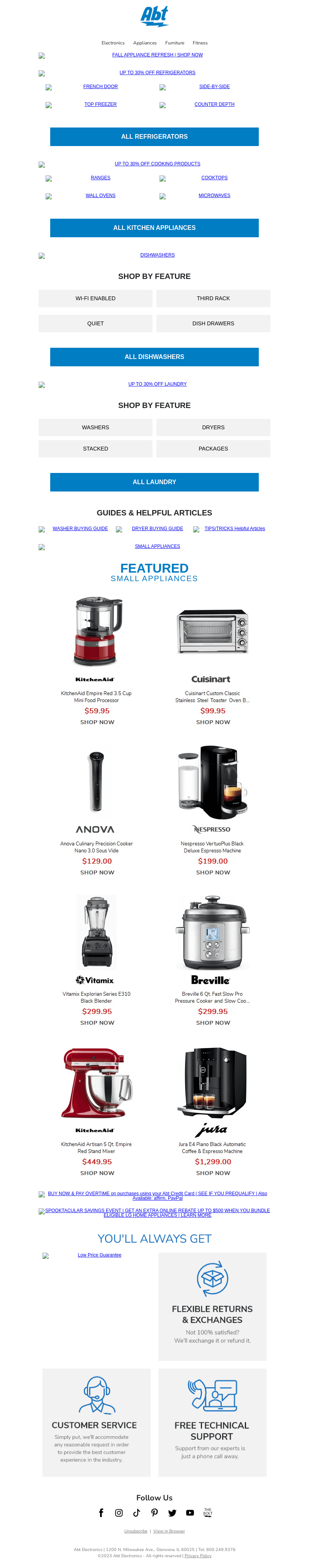 Cozy Up to New Fall Appliances