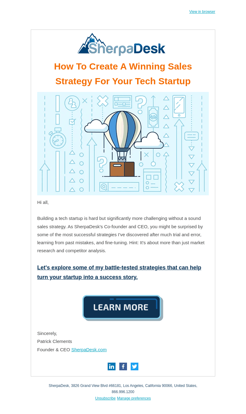 How To Create A Winning Sales Strategy For Your Tech Startup