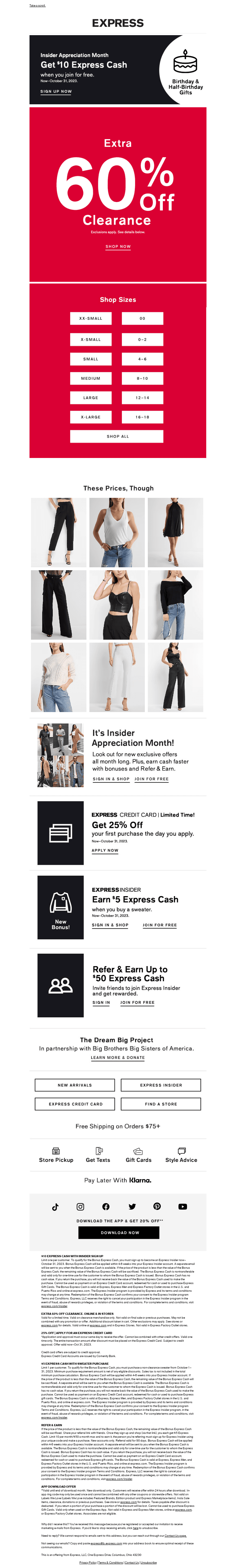 But first, SALE: *extra* 60% off clearance
