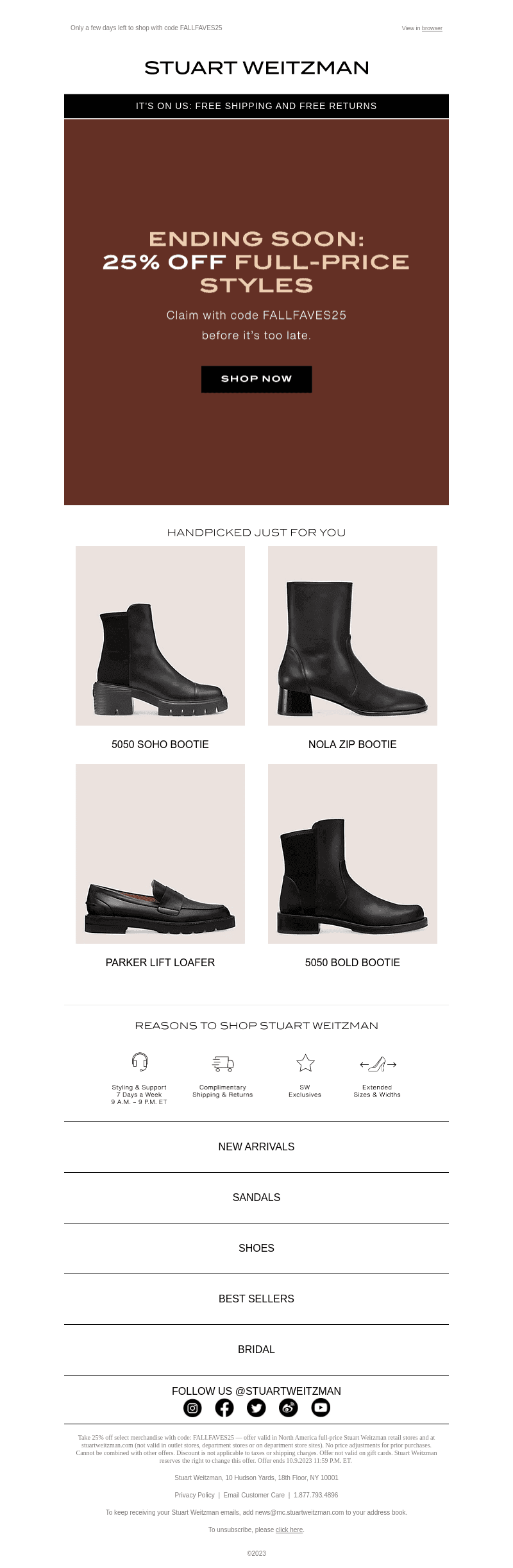 You Can Still Take 25% Off Full-Price Styles