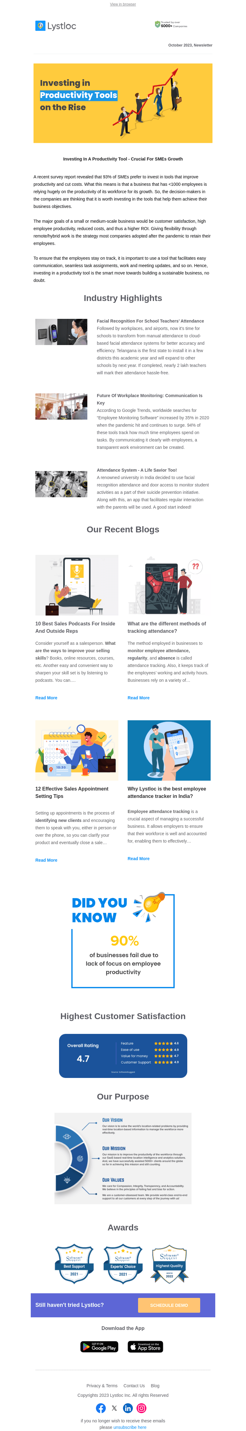 Newsletter - October 2023