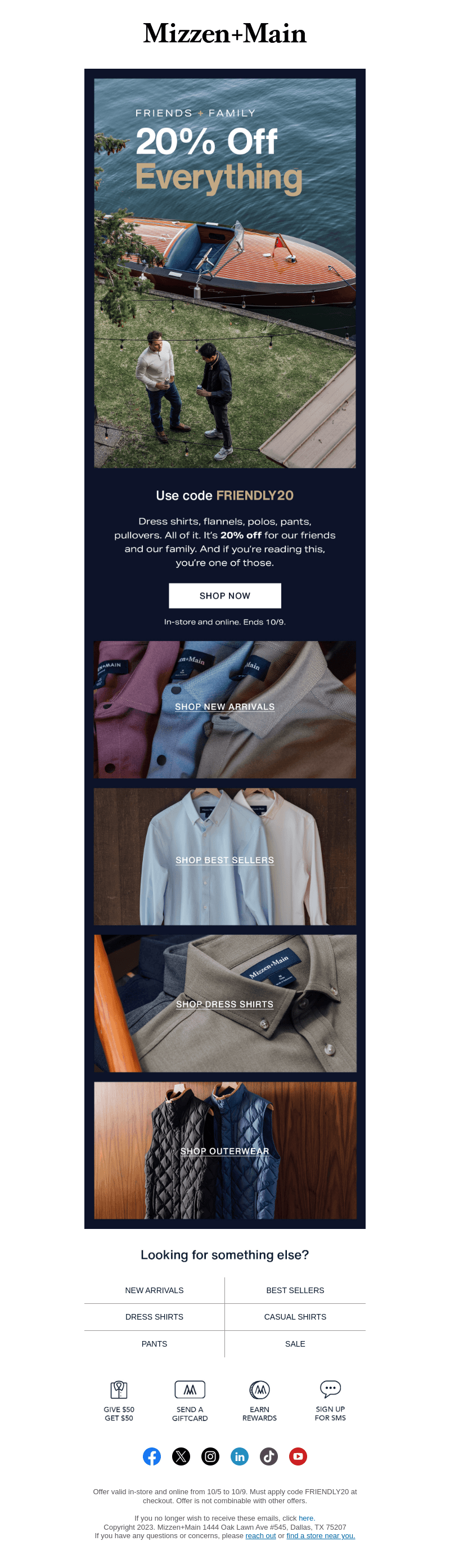20% off everything