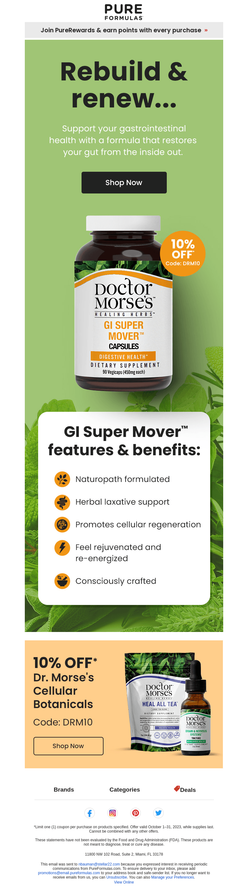 Customer pick for digestive health