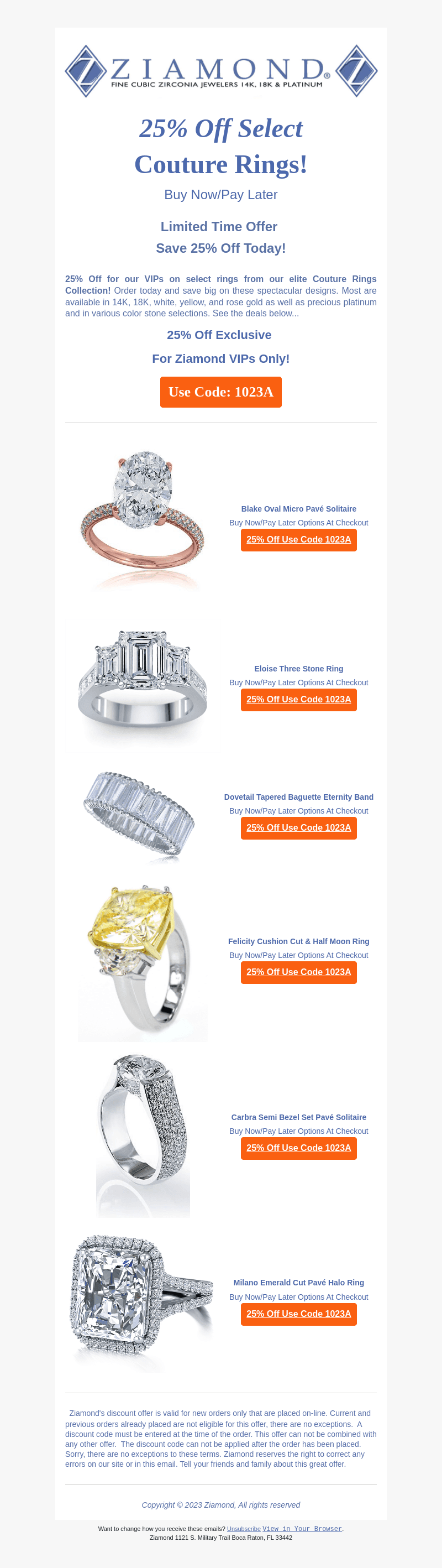 👸 25% Off Couture Rings 👸