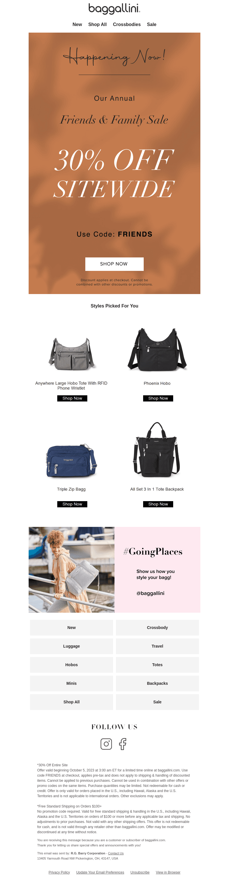 Ends Soon—30% off Sitewide