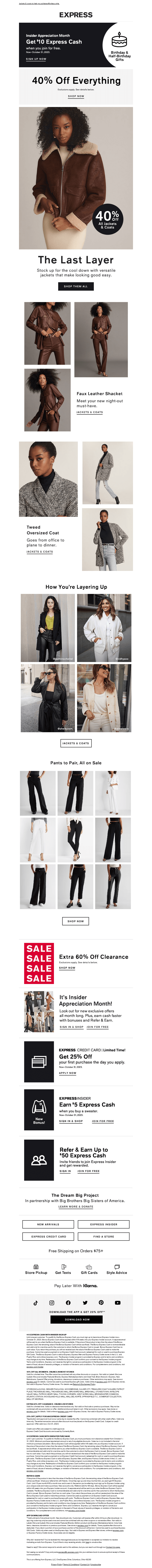 40% OFF new layers to 🤎