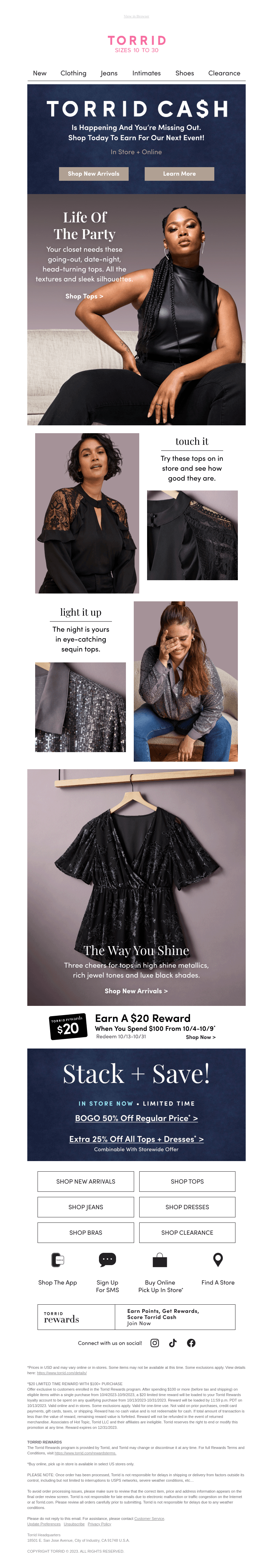 Your must-have main-event tops 💎