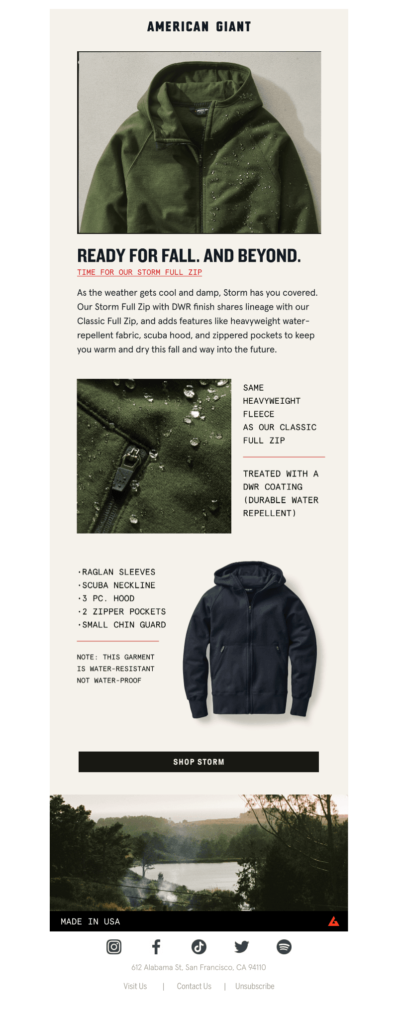 The Storm Full Zip: Back for Fall